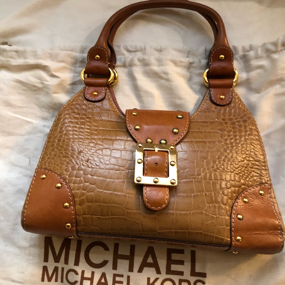 MICHAEL KORS LEATHER SHOULDER SMALL BAG